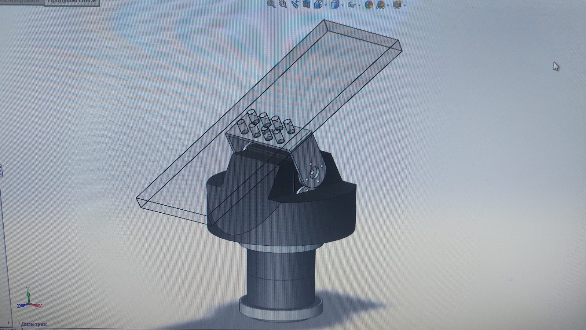 Проект ротора RaAm24 в Солидворксе
